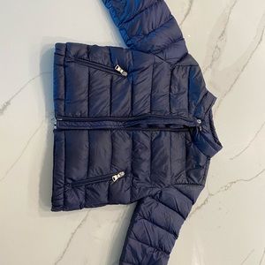 Moncler Acorus baby’s puffer in navy